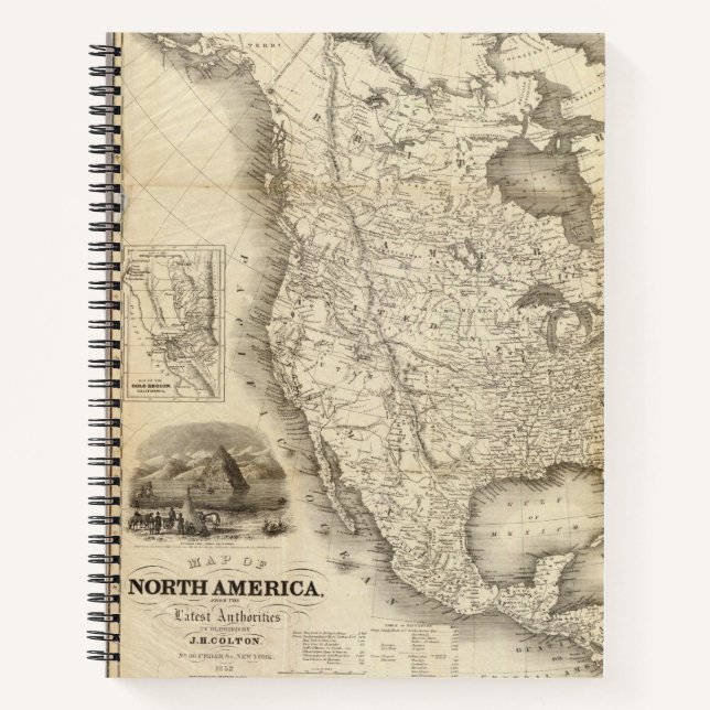 California Gold Rush Notebook (Front)