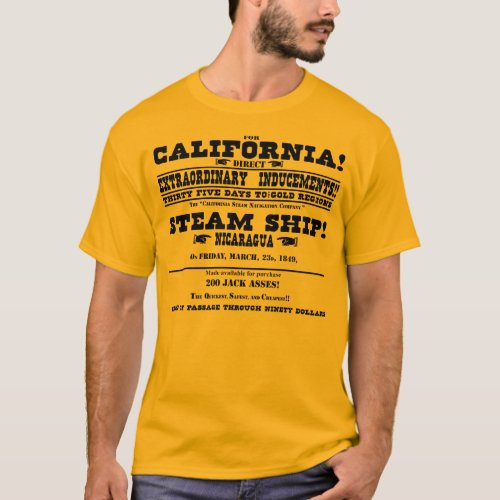 California Gold Rush T_Shirt