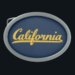 California Gold Script Belt Buckle<br><div class="desc">Check out these new UC Berkeley designs! Show off your Cal Bear pride with these new UC Berkeley products. These make perfect gifts for the Bears student, alumni, family, friend or fan in your life. All of these Zazzle products are customizable with your name, class year, or club. Go Bears!...</div>