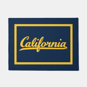 California Gold Script Doormat