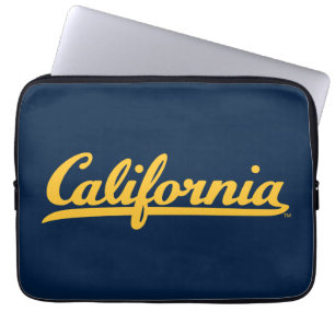 California Gold Script Laptop Sleeve
