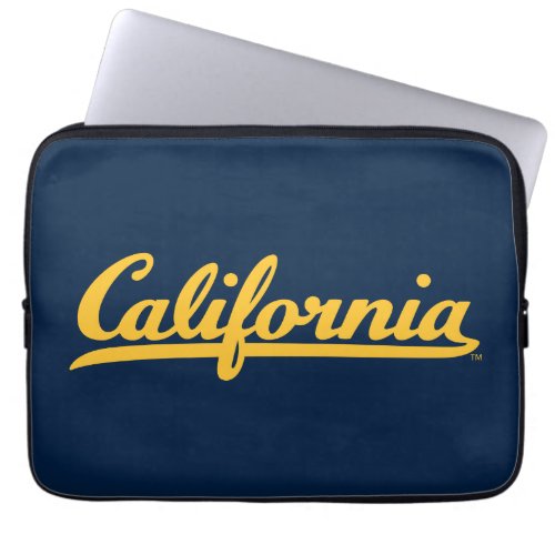 California Gold Script Laptop Sleeve
