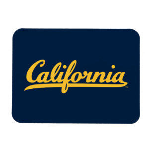 California Gold Script Magnet