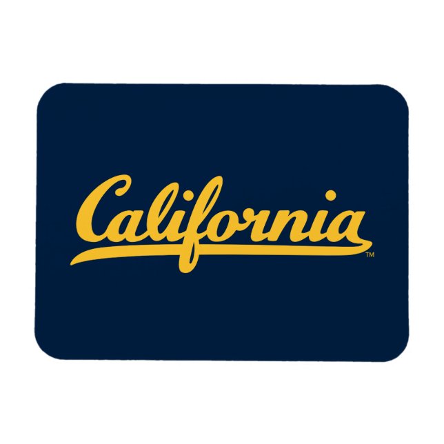 California Gold Script Magnet (Horizontal)