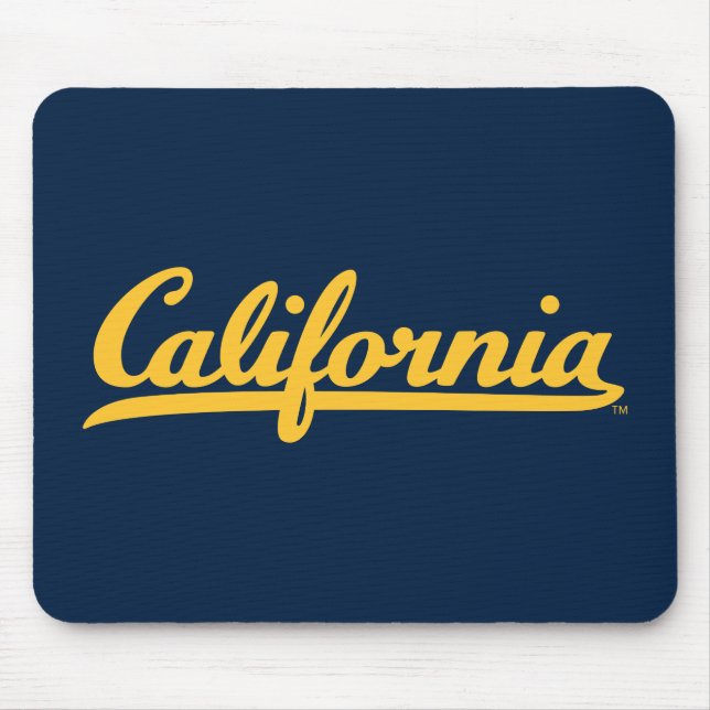 California Gold Script Mouse Pad (Front)
