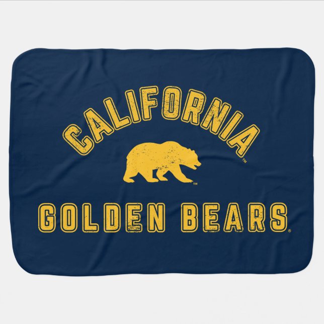 California Golden Bears Baby Blanket (Horizontal)