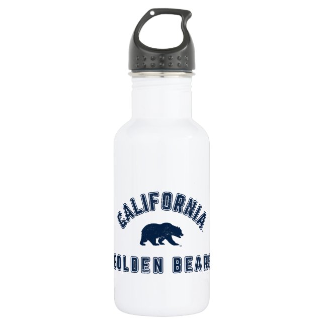 California Golden Bears Blue Stainless Steel Water Bottle (Front)