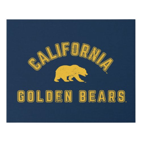 California Golden Bears Faux Canvas Print