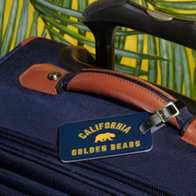 California Golden Bears Luggage Tag (Front Insitu 3)