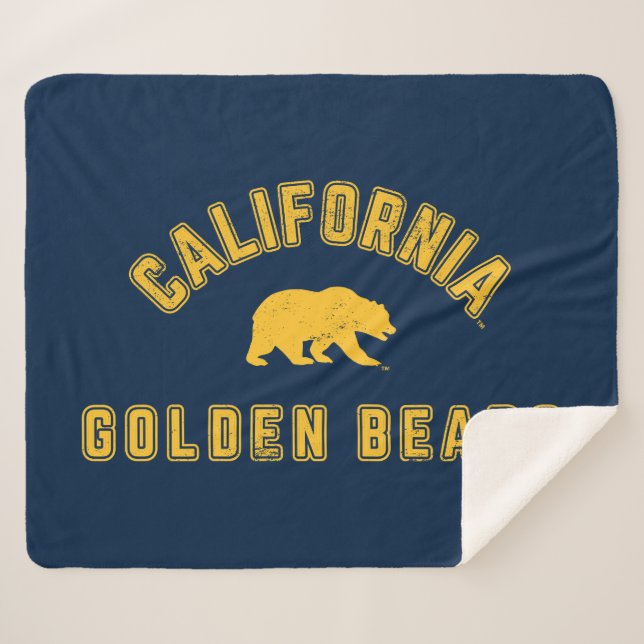 California Golden Bears Sherpa Blanket (Front (Horizontal))