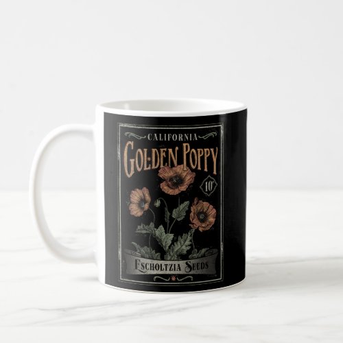 California Golden Poppy Escholtzia Seeds Coffee Mug