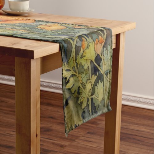 California Golden Poppy Short Table Runner