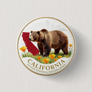 California Golden State 🐻 ✦ Button