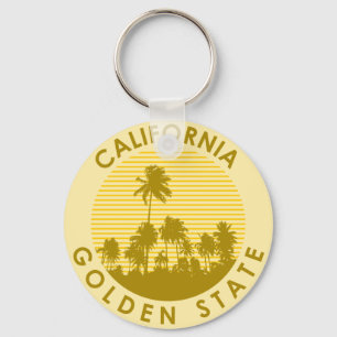 California Golden State Keychain
