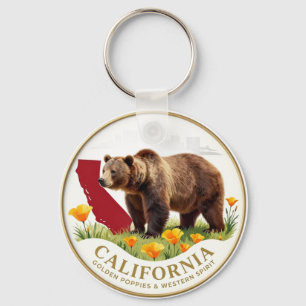 California Golden State 🐻 ✦ Keychain