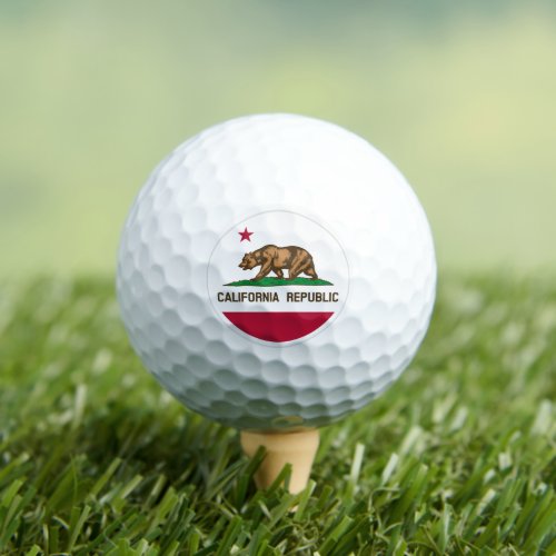 California Golf Balls state Flag  Patriots Golf Balls