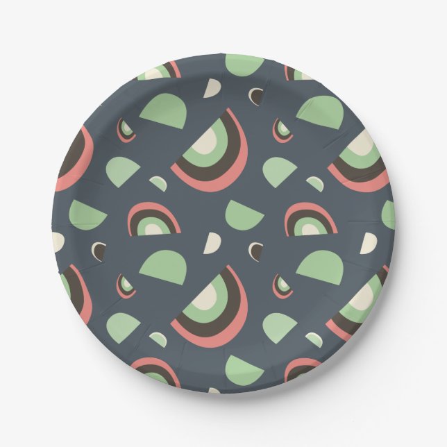 California Gray 80s Vintage Paper Plates (Front)