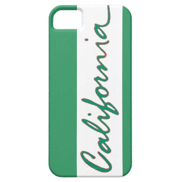 California green theme local writing iphone 5 case