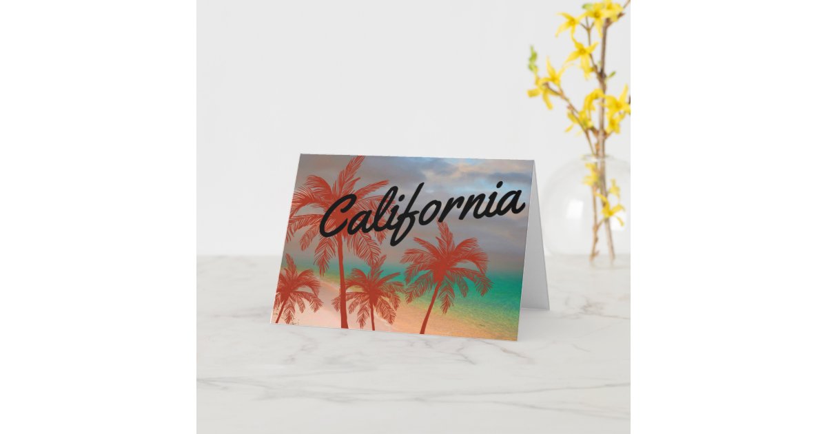 California Greeting Card | Zazzle