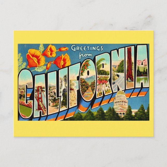California Greeting Postcard (Front)
