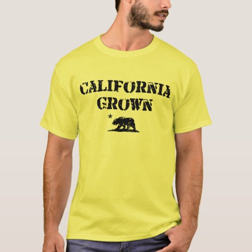 California Grown Bear T_Shirt