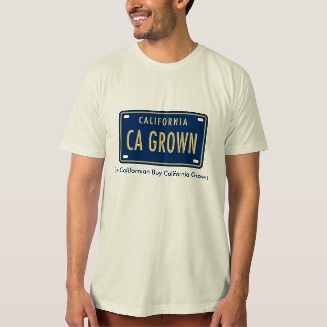 California Grown Logo Organic T-Shirt (Front)