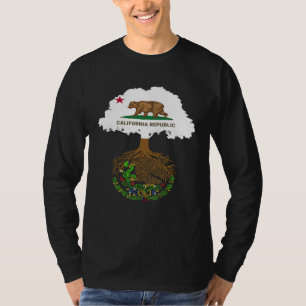 California Grown Mexican Roots Heritage Mexican Sh T-Shirt