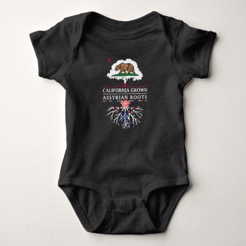 California Grown with Assyrian Roots Baby Bodysuit