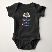California Grown with Cuban Roots Baby Bodysuit