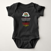 California Grown with German Roots Baby Bodysuit