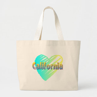 California Heart Large Tote Bag