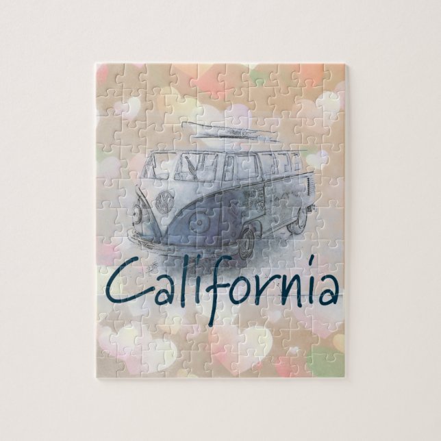 California Heart Puzzle (Vertical)