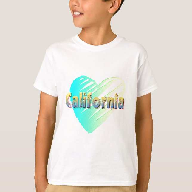 California Heart T-Shirt (Front)