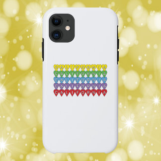 California Hearts Colorful iPhone 11 Case