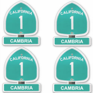 California Highway 1 Cambria stickers