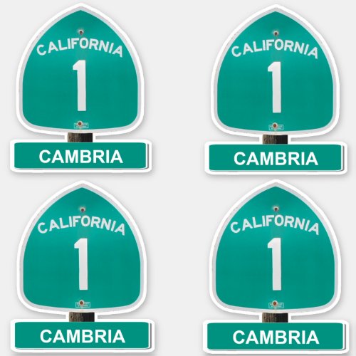 California Highway 1 Cambria stickers