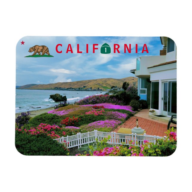 California Highway 1 Magnet (Horizontal)