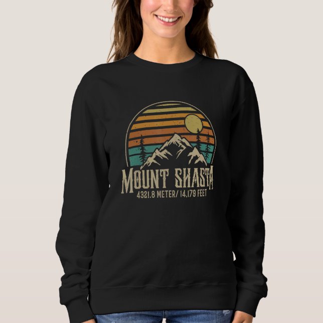 California Hiking Mountain Camping Outdoo Mount Sh Sweatshirt (Front)