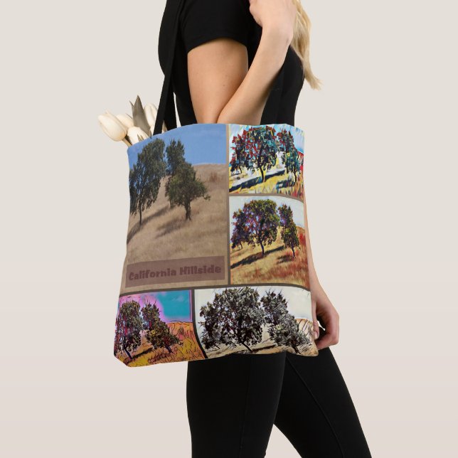 California Hillside Tote Bag (Close Up)