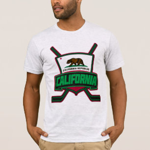 California Hockey Logo, With Name & Number T-Shirt