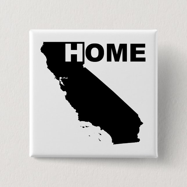 California Home Button Badge I Love (Front)