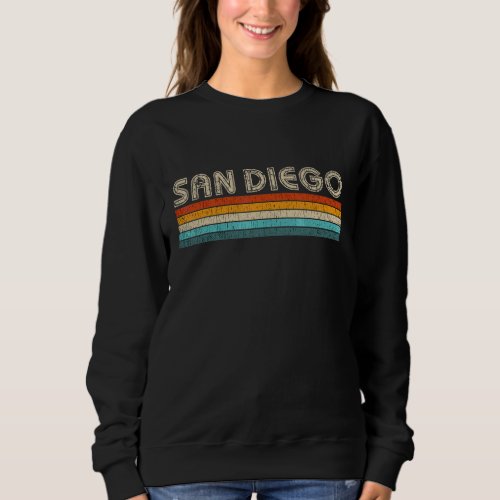 California Home State Ca Vintage San Diego 1 Sweatshirt