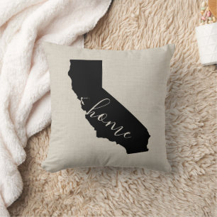 California Home State Throw Pillow
