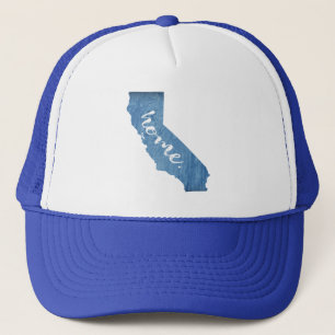 California Home Wood Grain Trucker Hat