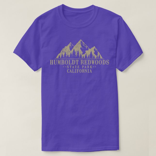 California Humboldt Redwoods State Park  T-Shirt (Design Front)