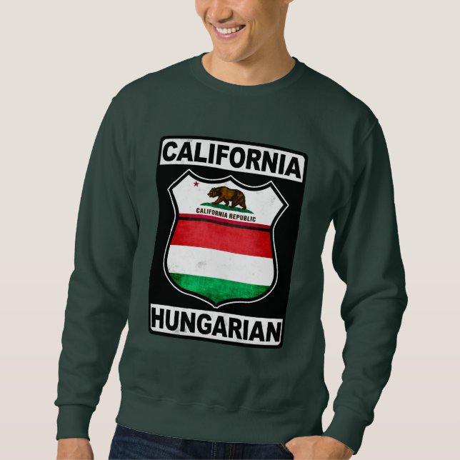 California Hungarian American Sweatshirt (Front)