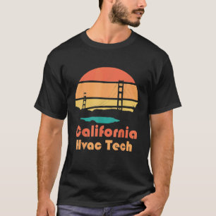 California Hvac Tech Mechanic Engineer Journeyman T-Shirt