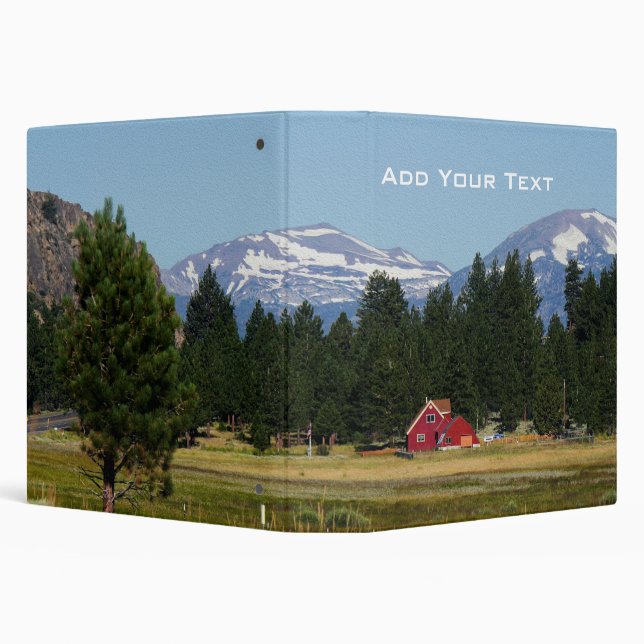 California HWY 395 Landscape 3 Ring Binder (Background)