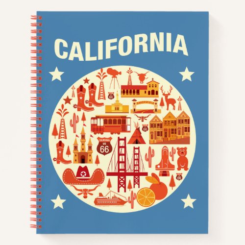 California Icons Notebook