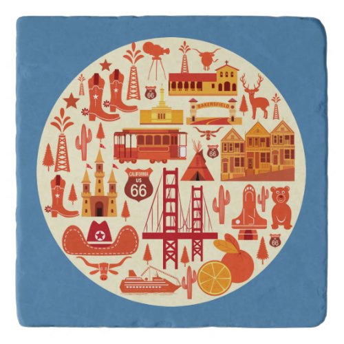 California Icons Trivet California Icons Trivet